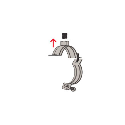 Abraçadeira FRS Plus Fischer 500751 200-206 M10/M12