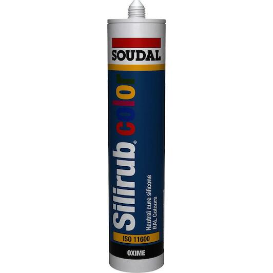 Silicone Soudal Silirub 2 RAL3005 Vermelho 300ml