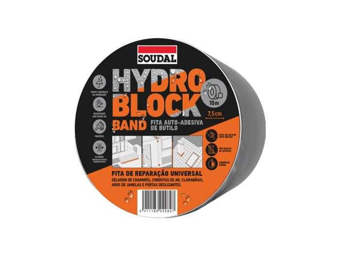 Impermeabilizante Soudal Hydro Block Band 10cm