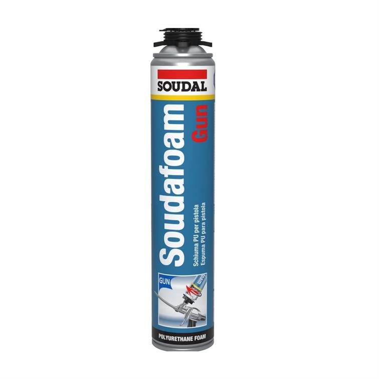 Espuma de Poliuretano Soudal 115348 Soudafoam para Pistola 750ml