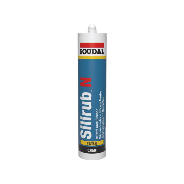 Silicone Soudal Silirub N Preto 300ml