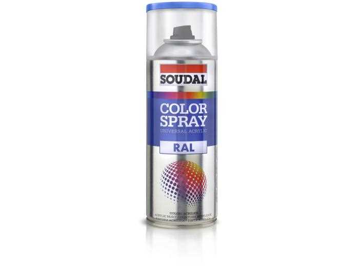Tinta Acrílica Spray Soudal Ral 9010 Branco Opaco 155519