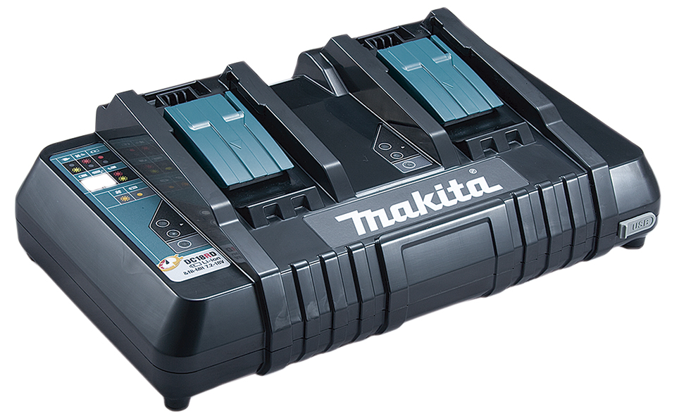 Carregador de Baterias Makita 196933-6 LXT 18V Lítio-ion c/ 2 Portas