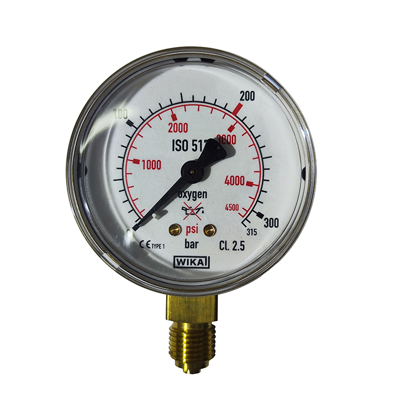 MANOMETRO 1/4 D63-0-315 KG/CM2-OXIGÉNIO
