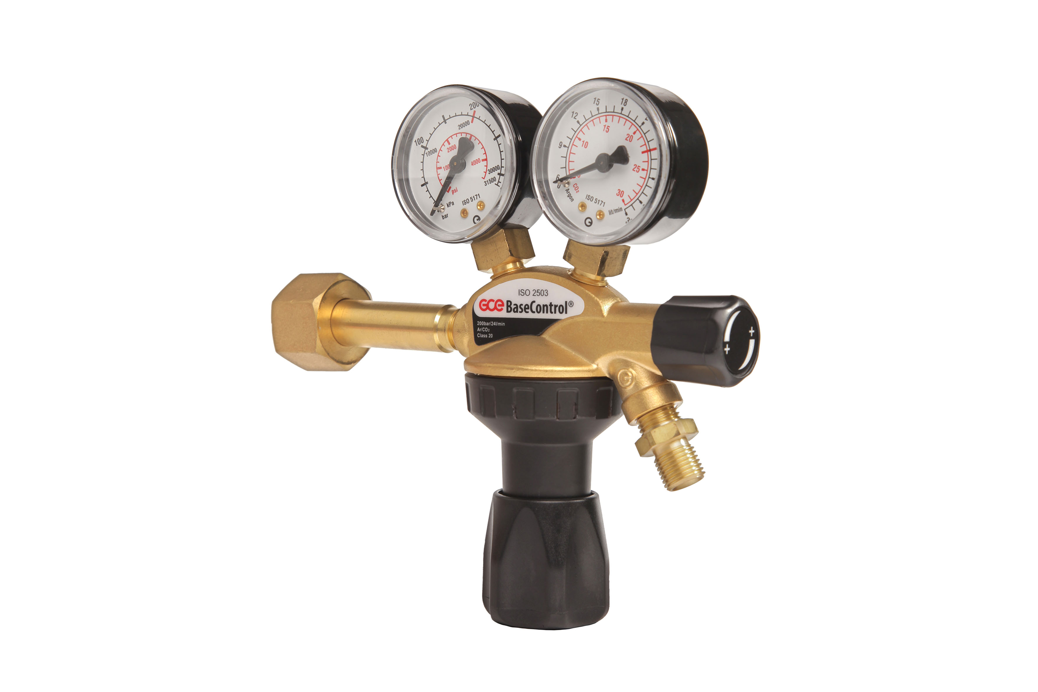 Debitómetro GCE BaseControl Argon/CO2 200/24 l/min W21,8
