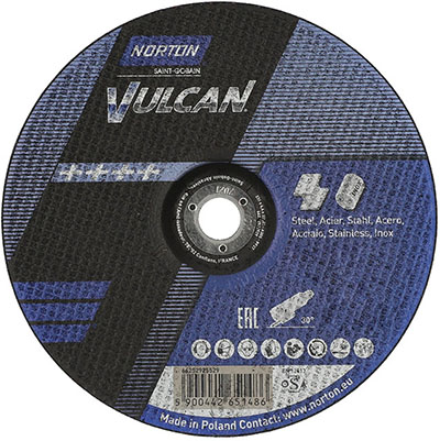 Disco de Rebarbar Ferro Norton Vulcan 125x6.40mm