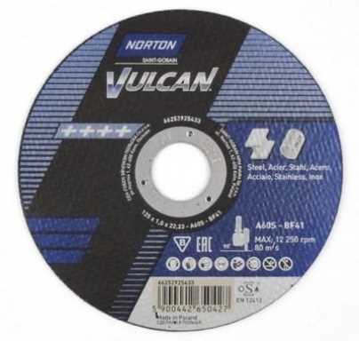 Disco de Corte INOX Norton Vulcan